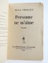 TRIOLET : Personne ne m'aime - Libro autografato, Prima edizione - Edition-Originale.com