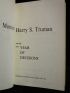 TRUMAN : Memoirs - Libro autografato, Prima edizione - Edition-Originale.com
