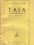 T'SERSTEVENS : Taïa - Autographe, Edition Originale - Edition-Originale.com