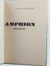 VALERY : Amphion, mélodrame, musique d'Arthur Honegger - First edition - Edition-Originale.com