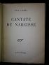 VALERY : Cantate du Narcisse - Signed book, First edition - Edition-Originale.com