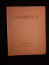 VALERY : Commerce. Automne 1927 - Cahier XIII - Prima edizione - Edition-Originale.com