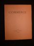 VALERY : Commerce. Automne 1929 - Cahier XXI - Prima edizione - Edition-Originale.com