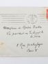 VALERY : Lettre autographe adressée au juriste Adrien Raisin Dadre à propos des contrats d'édition et du contrôle des tirages de luxe : 
