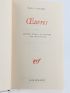 VALERY : Oeuvres Volume I - Erste Ausgabe - Edition-Originale.com