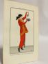 Costumes parisiens. Tailleur de duvetyn rouge bordé de renard rouge (pl.120, Journal des Dames et des Modes, 1913 n°53) - Edition Originale - Edition-Originale.com