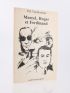 VANDROMME : Marcel, Roger et Ferdinand - Autographe, Edition Originale - Edition-Originale.com