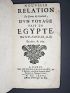 VANSLEB : Nouvelle relation en forme de journal, d'un voyage fait en Egypte. En 1672. & 1673 - Edition Originale - Edition-Originale.com