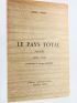 VERDET : Le pays total. Poèmes 1950-1957 - Signed book, First edition - Edition-Originale.com