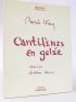 VIAN : Cantilènes en gelée - Edition Originale - Edition-Originale.com