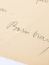 VIAN : Ronéotype avec titre autographe du manuscrit complet de la nouvelle : Le Penseur - Autographe, Edition Originale - Edition-Originale.com