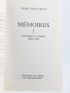 VIDAL-NAQUET : Mémoires Tome I : La brisure et l'attete 1930-1955 - Autographe, Edition Originale - Edition-Originale.com