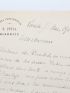 VIELE-GRIFFIN : Lettre autographe datée et signée adressée à Edouard Ducoté à propos de la nièce de Julia Daudet qu'il souhaite faire publier dans l'Ermitage : 