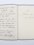 VIELE-GRIFFIN : Lettre autographe datée et signée adressée à Edouard Ducoté à propos du sauvetage de la revue Antée menacée de disparition : 