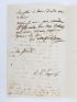 VIGEE LE BRUN : Lettre autographe signée à la peintre Hortense Haudebourt-Lescot - Autographe, Edition Originale - Edition-Originale.com