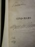 VIGNY : Cinq-Mars ou une conjuration sous Louis XIII - Libro autografato - Edition-Originale.com