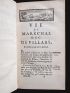VILLARS : Vie du Marechal Duc de Villars - Prima edizione - Edition-Originale.com