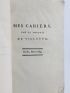 VILLETTE : Mes cahiers - Prima edizione - Edition-Originale.com