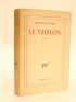 VILMORIN : Le violon - Signiert, Erste Ausgabe - Edition-Originale.com