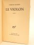 VILMORIN : Le violon - Signed book, First edition - Edition-Originale.com