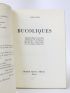 VIRGILE : Bucoliques - Libro autografato, Prima edizione - Edition-Originale.com