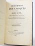 VISCONTI : Description des antiques du Musée Royal - First edition - Edition-Originale.com