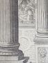 Angelus in somnis alia discedere terra Iussit, ad herodis nec remeare domum. (Math. 2.12). Gravure originale du XVIIe siècle - First edition - Edition-Originale.com