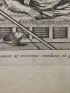 Factum est autem ut moreretur mendicus, et protaretur ab angelis in sinum Abrahae. (Luc 16.22.). Gravure originale du XVIIe siècle - First edition - Edition-Originale.com