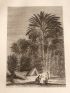 Voyage dans la Basse et Haute Egypte : 1. Bivouac.  2. Embrasement de Salmie. (Planche 28).<br /> - First edition - Edition-Originale.com