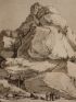Voyage dans la Basse et Haute Egypte : 1. Femme d'Egypte dans le Harem. 2. Roche de granit. (Planche 74).<br /> - Erste Ausgabe - Edition-Originale.com