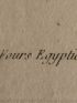 Voyage dans la Basse et Haute Egypte : 1. Fours Egyptiens. 2. Quartier général dans des tombeaux près Nagadi. (Planche 79).<br /> - Edition Originale - Edition-Originale.com