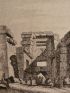 Voyage dans la Basse et Haute Egypte : 1. Le Memnonium. 2. Palais et temples de Thèbes à Médynet-âboù. (Planche 45).<br /> - First edition - Edition-Originale.com