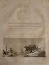 Voyage dans la Basse et Haute Egypte : 1. Le trait géométral du couronnement de la Porte. 2. Inscription qui est sur le listel du couronnement de la Porte. 3. Vue d'Appolinopolis parva aujourd'hui Qoùss (Planche 80).<br /> - First edition - Edition-Originale.com