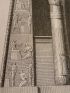 Voyage dans la Basse et Haute Egypte : 1. Tente d'Arabes. 2. Plan du Portique. 3. Portique du temple de Latopolis à Esné. (Planche 54).<br /> - First edition - Edition-Originale.com