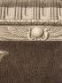 Voyage dans la Basse et Haute Egypte : 1. Tente d'Arabes. 2. Plan du Portique. 3. Portique du temple de Latopolis à Esné. (Planche 54).<br /> - First edition - Edition-Originale.com