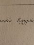 Voyage dans la Basse et Haute Egypte : Antiquités Egyptiennes. (Planche 100).<br /> - First edition - Edition-Originale.com