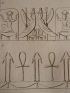 Voyage dans la Basse et Haute Egypte : Frises emblématiques de différents temples égyptiens. (Planche 117).<br /> - First edition - Edition-Originale.com