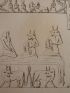 Voyage dans la Basse et Haute Egypte : Planche 126. (Figures de divinités et bas-reliefs).<br /> - Edition Originale - Edition-Originale.com