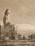Voyage dans la Basse et Haute Egypte : Statues dites de Memnon. (Planche 44).<br /> - First edition - Edition-Originale.com