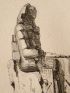 Voyage dans la Basse et Haute Egypte : Statues dites de Memnon. (Planche 44).<br /> - Prima edizione - Edition-Originale.com