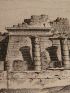 Voyage dans la Basse et Haute Egypte : Vue et plan de temples à Thèbes près Médynet-âboù. (Planche 46).<br /> - Edition Originale - Edition-Originale.com