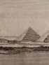 Voyage dans la Basse et Haute Egypte : Vues des Pyramides de Djyzéh. (Planche 19).<br /> - Erste Ausgabe - Edition-Originale.com