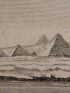 Voyage dans la Basse et Haute Egypte : Vues des Pyramides de Djyzéh. (Planche 19).<br /> - Edition Originale - Edition-Originale.com