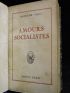 VOGT : Amours socialistes - Autographe, Edition Originale - Edition-Originale.com