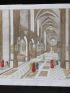 Vue d'optique - Vue intérieure de la cathédrale de Dorth.  - First edition - Edition-Originale.com