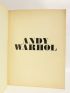 WARHOL : Andy Warhol - Prima edizione - Edition-Originale.com