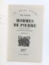 WARNER : Hommes de Pierre - Erste Ausgabe - Edition-Originale.com