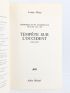 WEISS : Tempête sur l'occident 1945-1975. - Autographe, Edition Originale - Edition-Originale.com