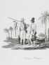 WIED-NEUWIED : Chasseurs Portugais / Cabanes des pêcheurs sur la rivière de Barganza - Voyage au Brésil, Dans les années 1815, 1816 et 1817, par S. A. S. Maximilien, Prince de Wied-Neuwied.  - First edition - Edition-Originale.com