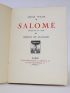 WILDE : Salomé - Edition-Originale.com